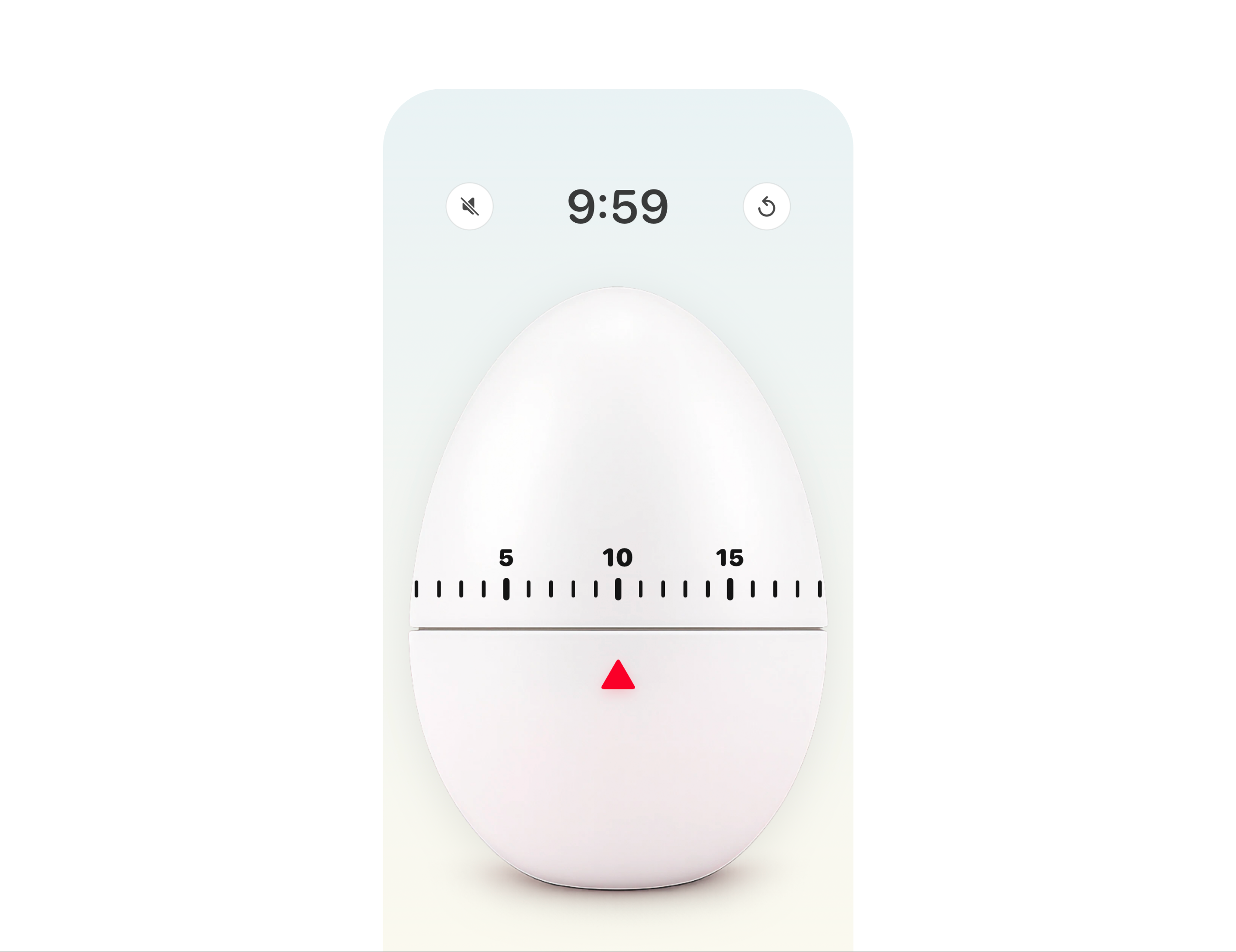 The classic egg timer, reimagined.